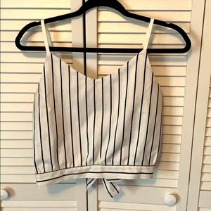 Striped Crop Top